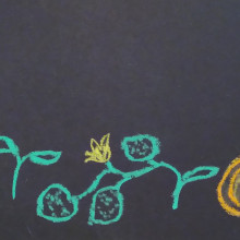 Same-Pflanze-Blüte-Kürbis