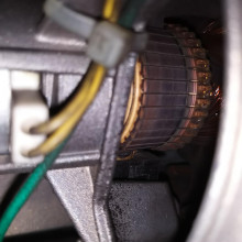 Inneres eines Waschmaschinenmotors